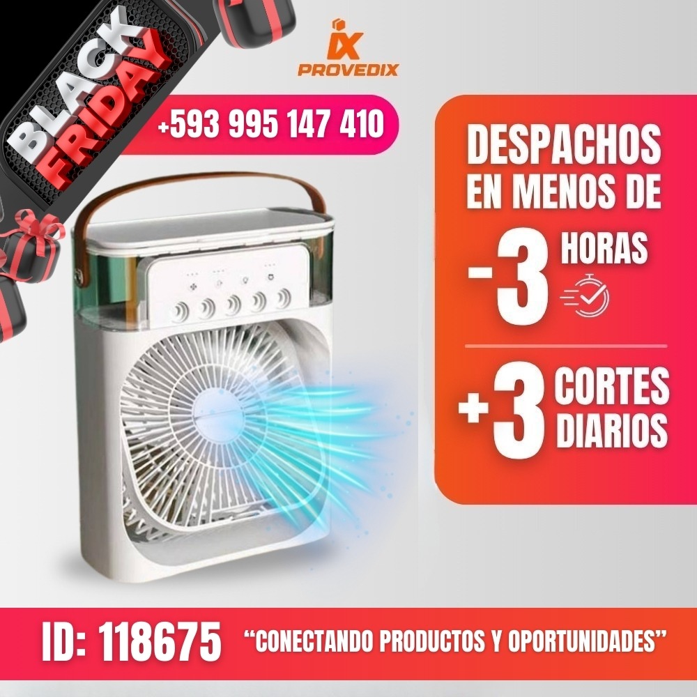 MINI VENTILADOR HUMIDIFICADOR ENFRIADOR